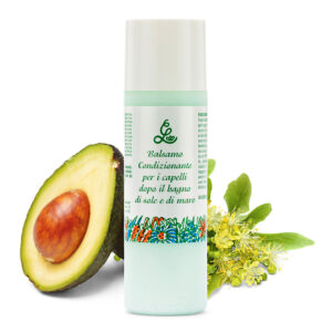 Balsamo condizionante per i capelli dopo il bagno di sole e di mare