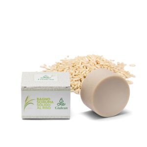Bagnoschiuma solido al riso