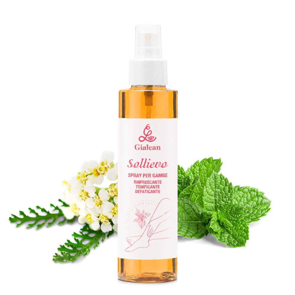Spray-gambe Sollievo spray per gambe rinfrescante tonificante defaticante
